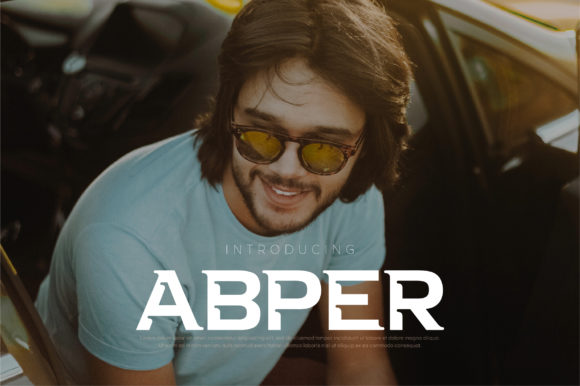 Abper: A Modern Display Font for Web Design