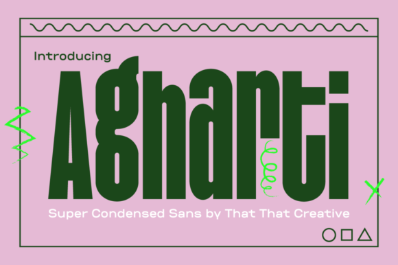 Agharti: A Bold Display Font for Modern Web Design