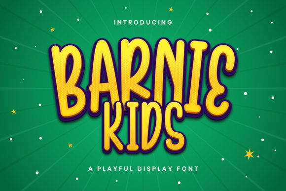 Barnie Kids: A Playful Font for Business Branding