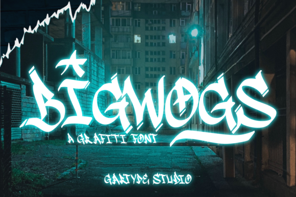 Bigwogs: A Graffiti-Style Display Font for Bold Branding