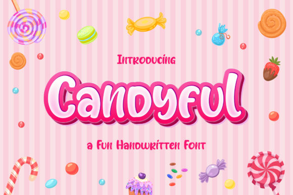 Candyful: A Playful Display Font for Creative Projects