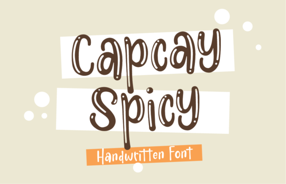 Capcay Spicy: A Bold Display Font for Digital Creatives