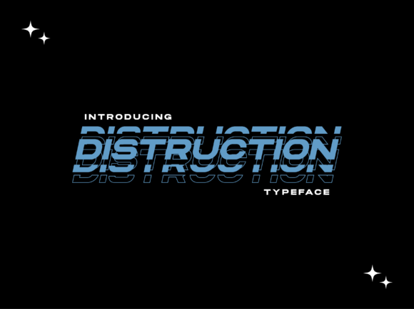 Distruction Font for Handmade Creations