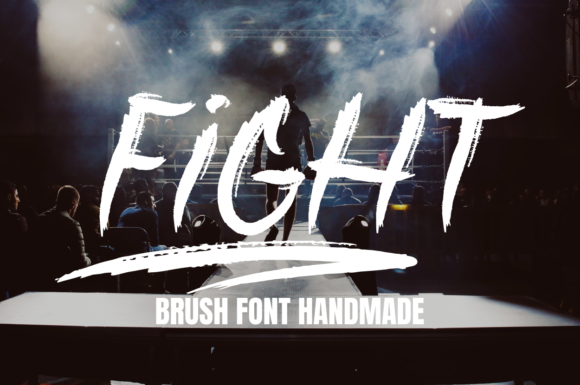 Fight Font Review: A Brushed Display Typeface for Creative Brands