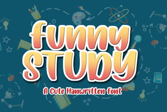 Funny Study Font for Eye-Catching Campaign Designs