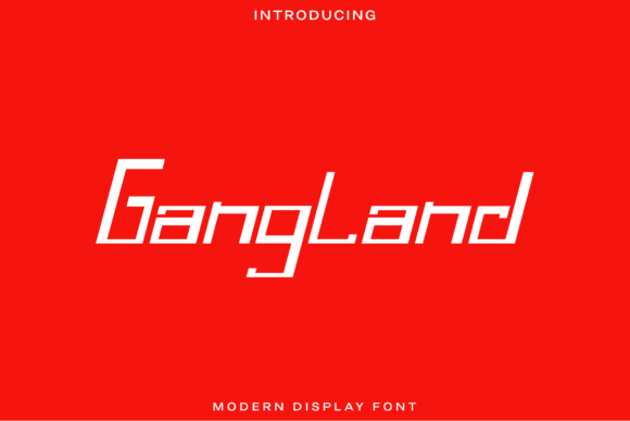 Gangland Font for Handmade Creations