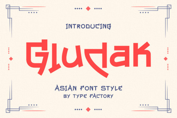 Gludak: A Modern Display Font for Bold Brand Campaigns