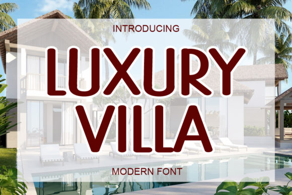 How Luxury Villa Transforms Campaign Design with Bold Typography