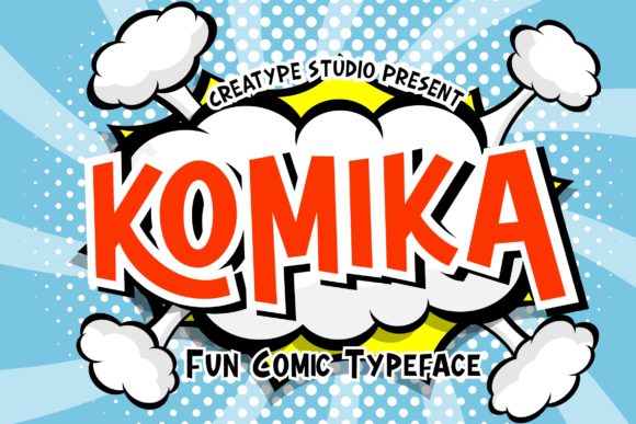 Komika: A Display Font with Character