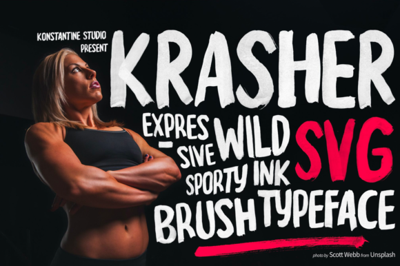 Krasher: A Display Font for Modern Editorial Design