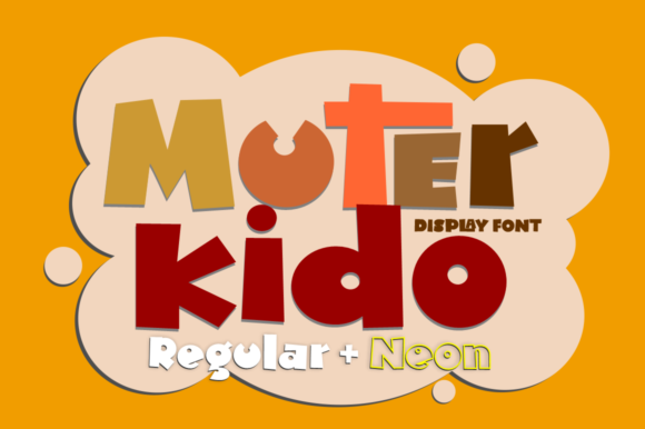 Muter Kido Font for Editorial Design