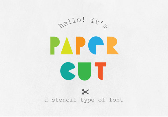 Paper Cut Font for Eye-Catching Branding
