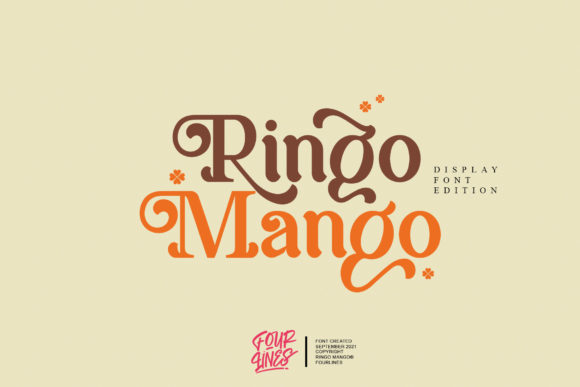 Ringo Mango Font for Editorial Design and Branding