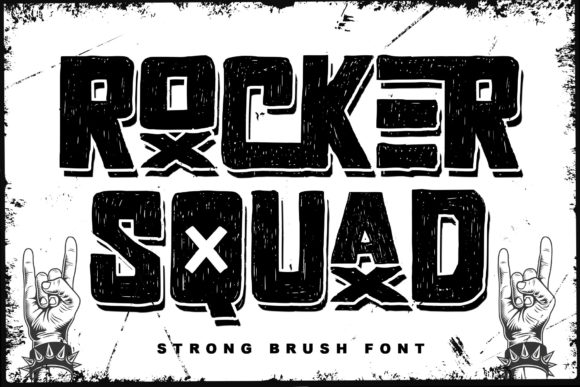 Rocker Squad Font for Bold Editorial Design