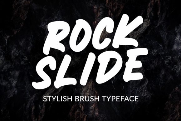 Rockslide: A Bold Display Font for Handmade Creations