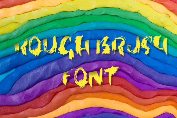 Rough Brush: A Modern Display Font for Stronger Campaigns