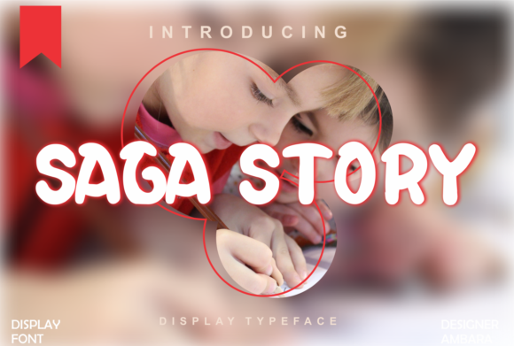 Saga Story: A Playful Font for Creative Makers
