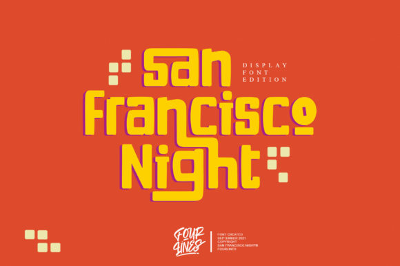 San Francisco Night: Elevating Campaign Design with a Vintage Display Font