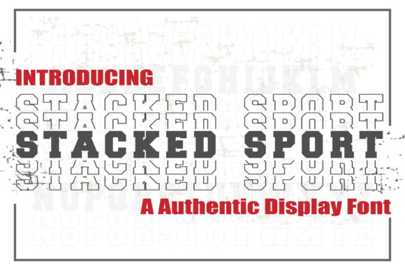 Stacked Sport: The Font That Elevates Your Campaign Designs