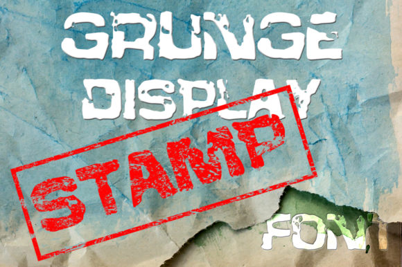 Stamp Font for Web Design Projects