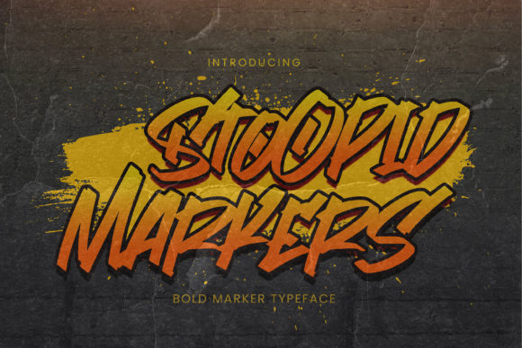 Stoopid Markers: A Font That Boosts Brand Identity