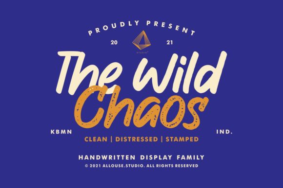The Wild Chaos: A Font That Speaks to the Soul of Design