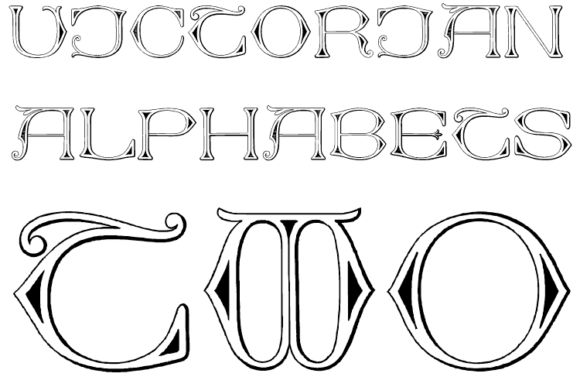 Victorian Alphabets Two Font for Modern Branding