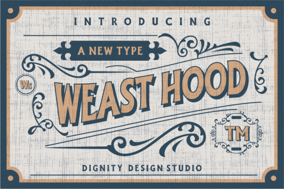 Weast Hood: A Bold Font for Polished Branding